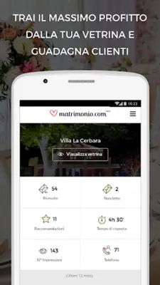 Matrimonio.com per le aziende android App screenshot 2